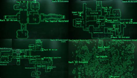 vault 101 map